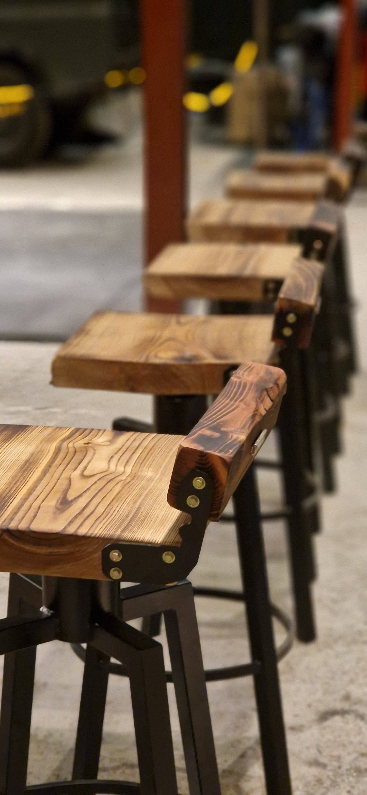 The Swivler Handmade Solid Stool