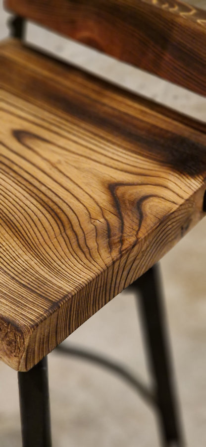 The Swivler Handmade Solid Stool