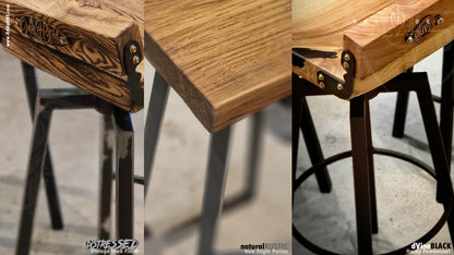 The Swivler Handmade Solid Stool